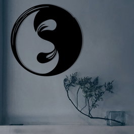Wallity Boni Accesorio de pared decorativo de metal Negro
